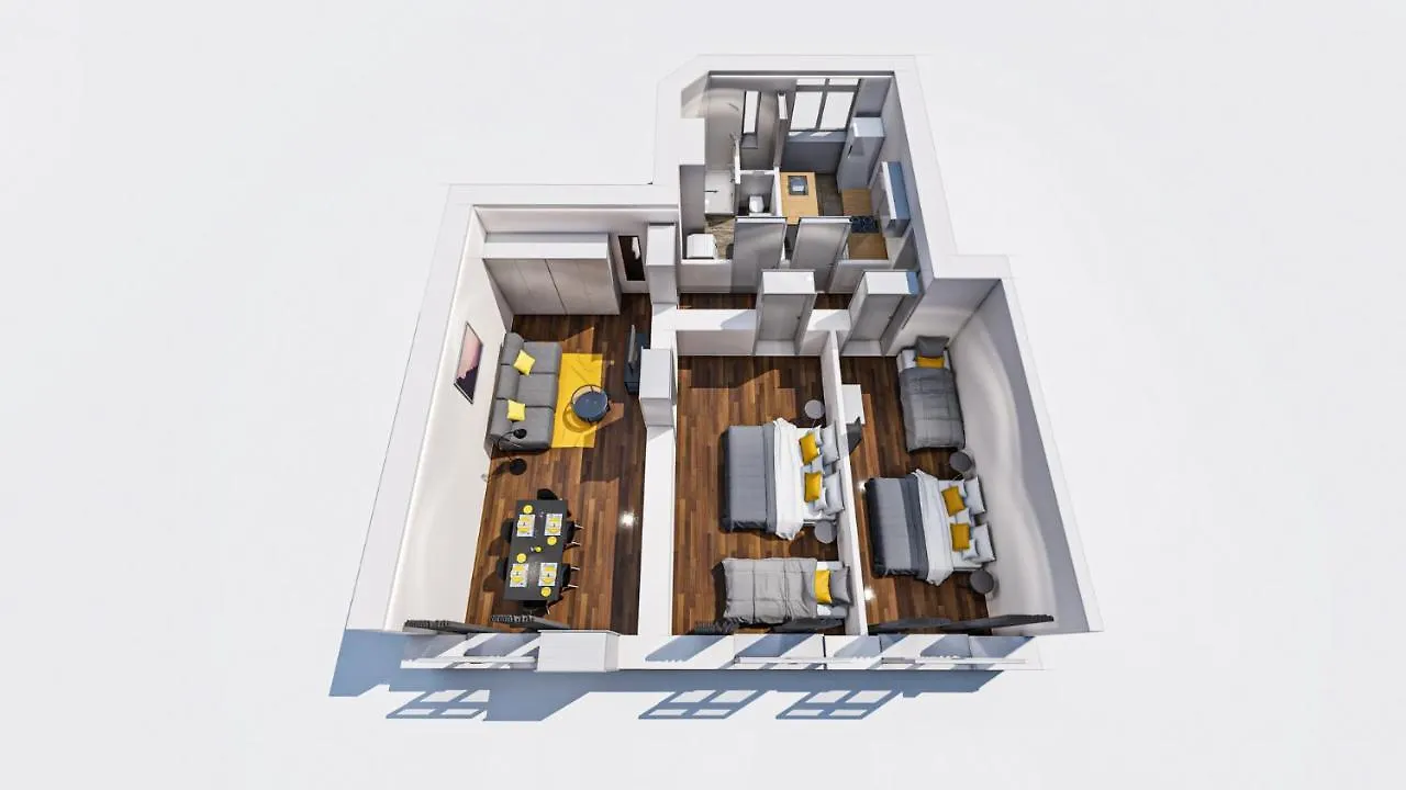 Freshly Renovated 2Br&Lr+Walk-In Rainshower Apartment Berlin